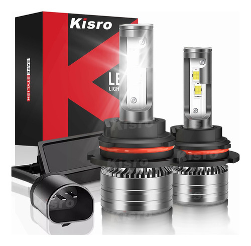 Kit De Holofotes Led 9007 Hb5 4 Lados 20000lm 52w Para F [u]