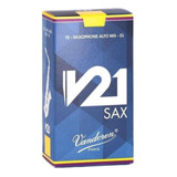 Vandoren V21 Cañas Sax Alto - Caja/10 Dureza De La Caña 3