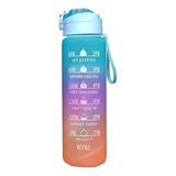 Botella De Agua Motivacional Arcoíris De 900ml