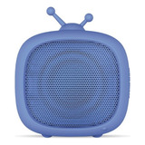 Getttech Bocina Portátil Little Tv, Bluetooth 3w Rms, Azul