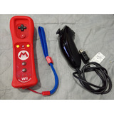 Control Wii Y Wii U + Nunchuk Edición Especial Mario Bros