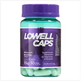 Lowell Caps Vitaminas E Nutrição Capilar 100% Natural -30cps