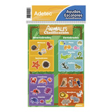 Stickers Adetec Ayuda Escolar Animales Clasificacion