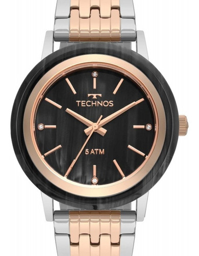 Relogio Technos Feminino  Rose Gold 2035mpp/4m