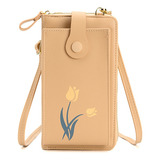 Women Flower Mini Vertical Multifunctional Mobile Phone Bag