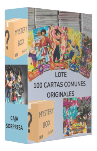 Dragon Ball Heroes 100 Tarjetas Comunes De Todas Las Sagas