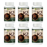 Kit 6 Vitamina K2 Combo 720 Comprimidos Natural Promocao