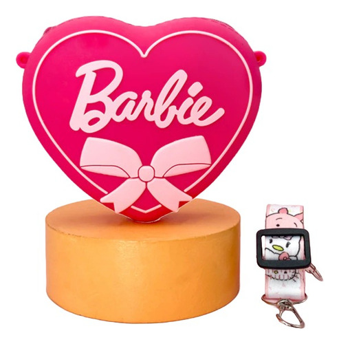 Bolsa Cartera Monedero De Corazon De La Pelicula Barbie