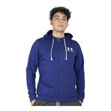 Campera Under Armour Sportstyle Terry Hombre Training Azul
