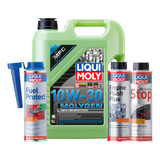 Kit 10w30 Fuel Protect Oil Smoke Stop Liqui Moly + Regalo
