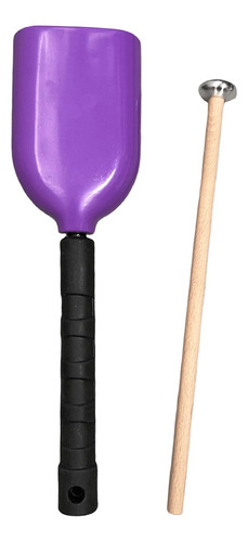 E Mallet Cowbell Campainha Musical Profissional Para Roxo L