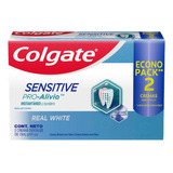 Crema Dental Colgate Sensitive Pro-alivio Real White 75 Ml X