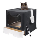 Caja De Arena Plegable Para Gatos Con Tapa Fophop Gw-pt003