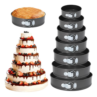 7 Molde Reposteria Utensillos Desmontable Para Pastel Postre