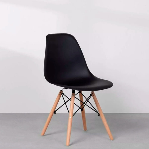 Kit Mesinha De Centro Redonda + 4 Cadeiras Eiffel Design Mod
