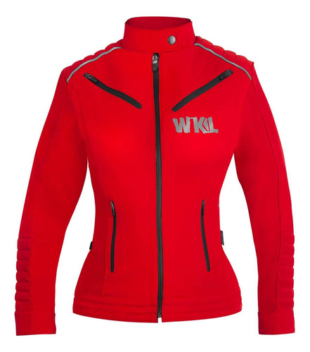 Chamarra Motociclista Mujer Impermeable Protectores Wkl 82r