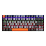 Teclado Mecanico Gamer K500a-b84 75% Switch Red Ingles