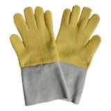 Guantes Terry Kevlar Acolchonado Cuero Reforzado Horno +200°