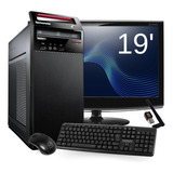 Computador Lenovo Intel Core I5 8gb Ssd Monitor Wi-fi Nfe