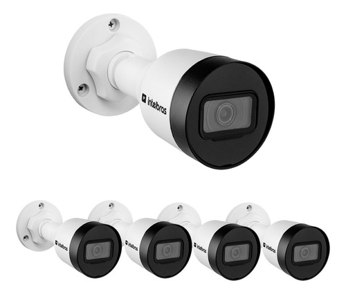 Kit 5 Câmera Ip 2 Megapixels 3.6mm 30m Vlp 1230 B Intelbras