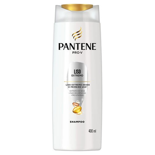 Shampoo Liso Extremo Com Pro-vitaminas 400 Ml Pantene