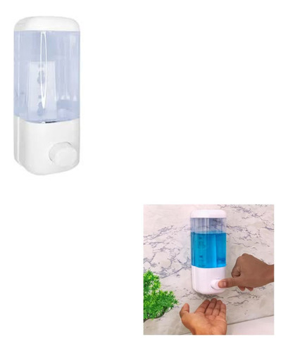 Dispenser Sabonete Liquido Parede Com Ventosas Para Azulejos