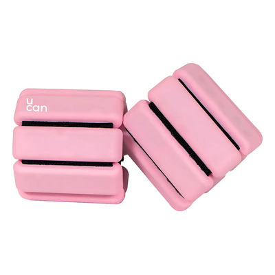Ucan Polainas Pesas De Tobillos Y Muñecas, Silicon, 500g Color Rosa | Envío gratis