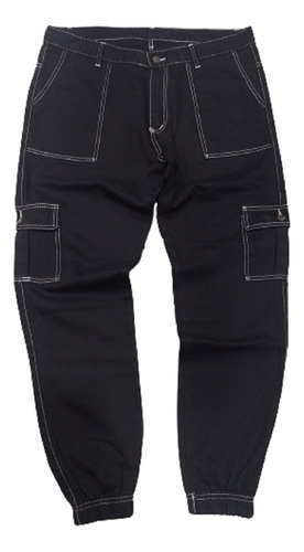 Pantalon Mom Cargo Juvenil Hombre Talles Especiales Jeans