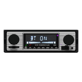 Reproductor Mp3 Coche Vintage Bt Usb Aux.disk Stereo