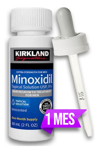 Minoxidil Kirkland 5% Solución Tópica 1 Mes De Tratamiento.