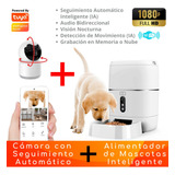 Kit Alimentador Mascotas+cámara Wifi Seguimiento Automático