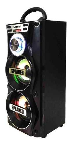 Parlante Bluetooth Torre Doble Karaoke Sbl12 C/micrófono  