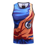 Playera Compresión Gym Goku Tank Top