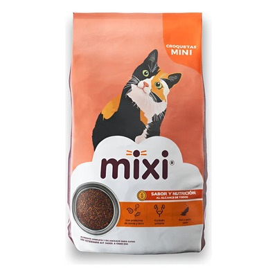 Mixi Croquetas Alimento Para Gato Adulto 3kg Maka | MercadoLibre