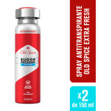 Pack 2 Spray Antitranspirante Old Spice Sudordefense 93g