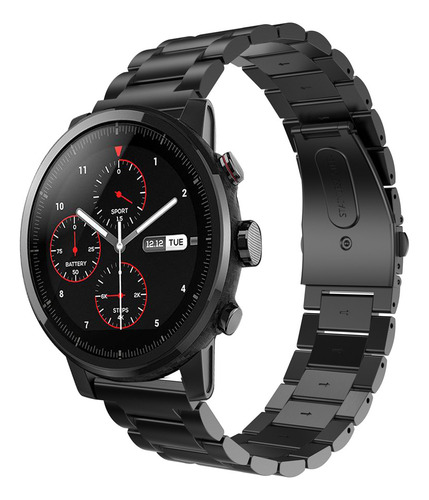 Correa De Reloj B Steel, Cierre De Metal Para Amazfit Strato