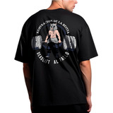 Playera Deadlift Respiracion De La Bestia/ Unisex /oversize