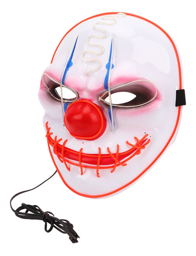 Máscara De Halloween Purge Con 3 Luces Led, Modo Jocker Styl
