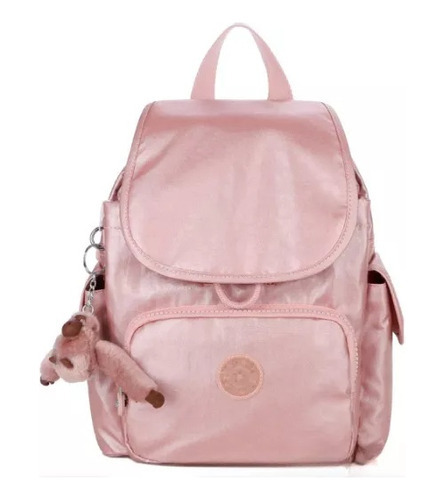 Kipling Mochila Unisex, Mochila Casual De Gran Capacidad Color Rosa Claro