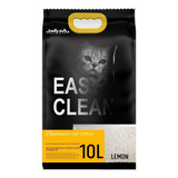 Easy Clean Arena Sanitaria Aglutinante Gato 10l 8kg Limón