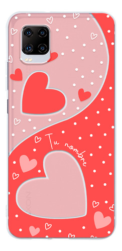 Funda Para Zte Para Mujer Corazones Con Tu Nombre