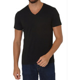 3 Camisetas Premium Cotton Cuello  V 