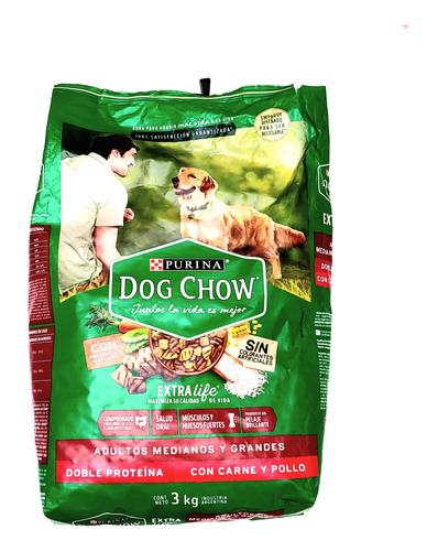 (2)purina Dog Chow 4 1/2 Kgs. Vence 2024- Sin Salmon