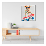 Lienzo Tela Canvas Cuadro Decorativo Jack Russell Perro C125