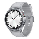 Samsung Galaxy Watch6 Classic 47mm Silver Caja Blanco Correa Plateado Bisel Plateado Diseño De La Correa Fluoroelastómero