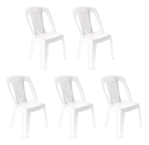 Silla Capri X5 Mascardi Blanca