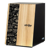 Cajon Elétrico Strike Music Fsa Esteira 12 Fios Pele De 4mm