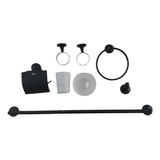 Accesorios Para Baño Fidic Mod.a02bk Negro Mate