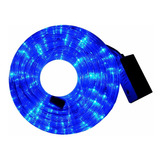 Manguera Navideña 10m Ip65 Led Serie De Navidad Color Azul 