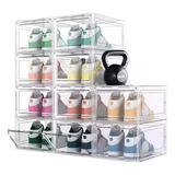 Cajas Transparentes Organizadoras Y Apilables Para Zapatos